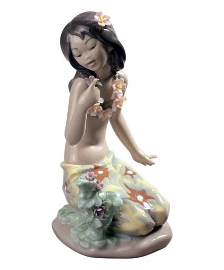 Lladro 01008738 In a Tropical Garden Porcelain Figurine
