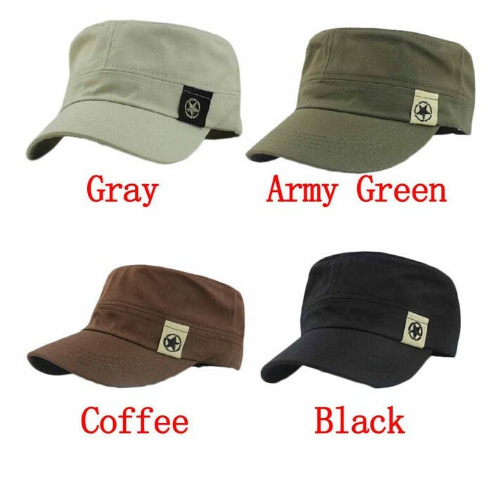 Classic Army Plain Hat Cadet COMBAT FIELD MILITARY CAP STYLE PATROL Baseball