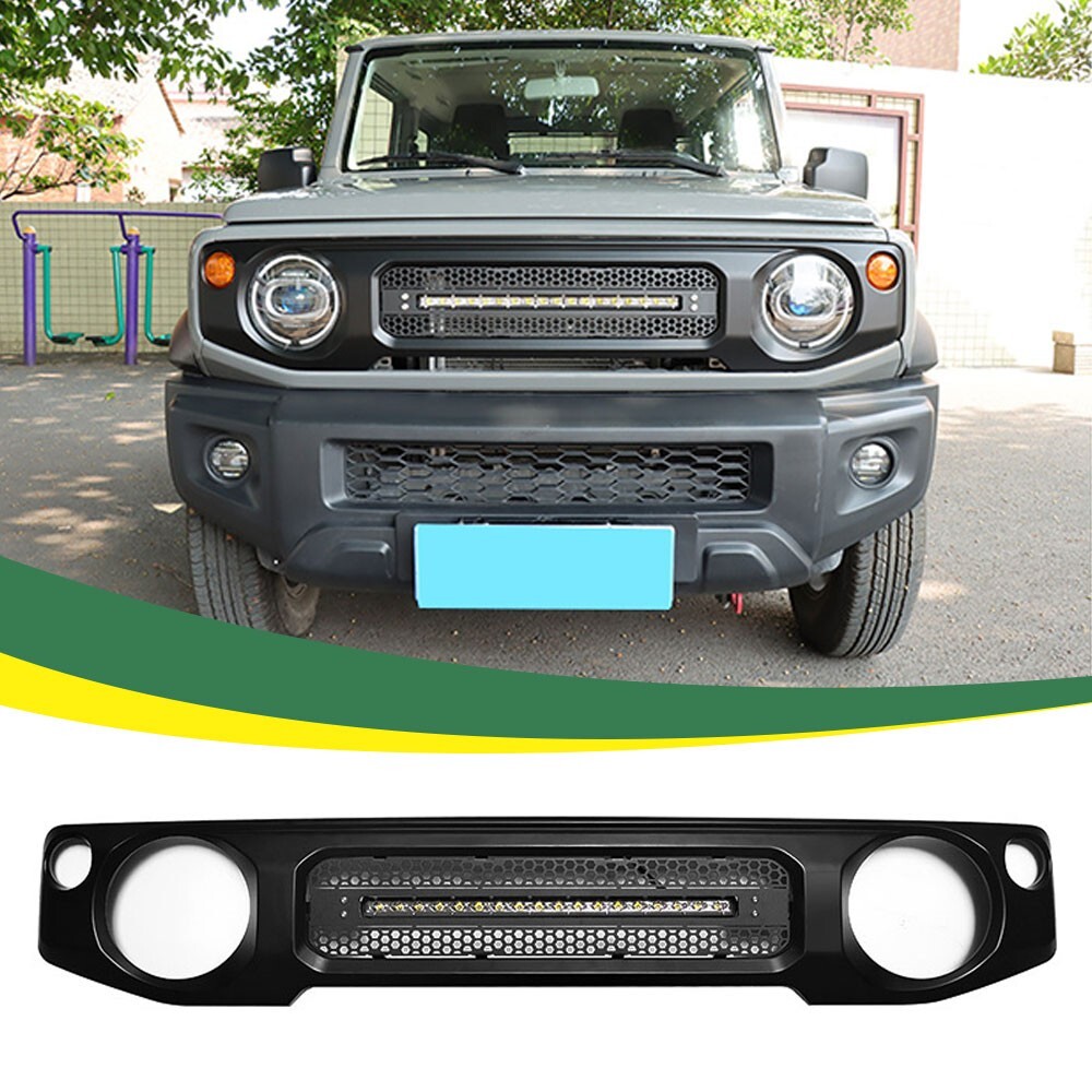 Front Grill Bumper Grille Mesh Fits Suzuki Jimny JB74W/JB64W 2019-2024