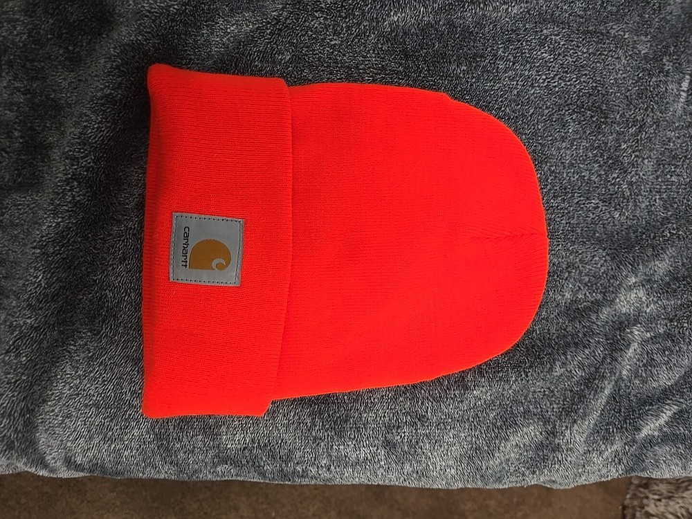 New Orange Carhartt Beanie - Brand Never Worn