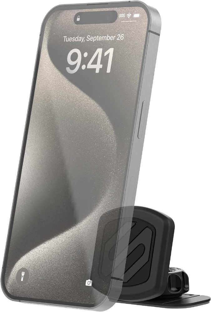 Scosche MAGDMB MagicMount Magnetic Phone Mount for Car, 1 Pack, Black