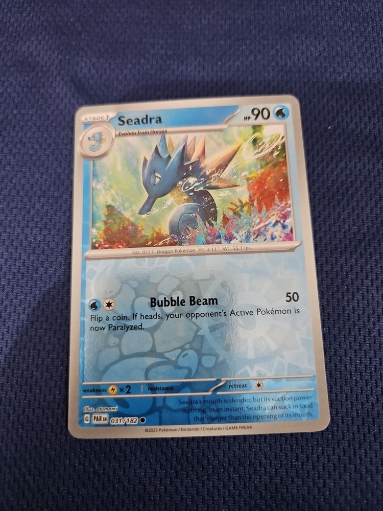 Seadra Reverse Holo Pokemon TCG Card BKO57 English Version