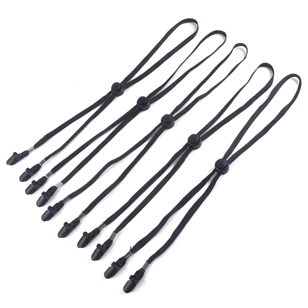 5 Pieces Adjustable Hat Strap Clips Windproof Strap Clips Cap Anti-Loss Strap...