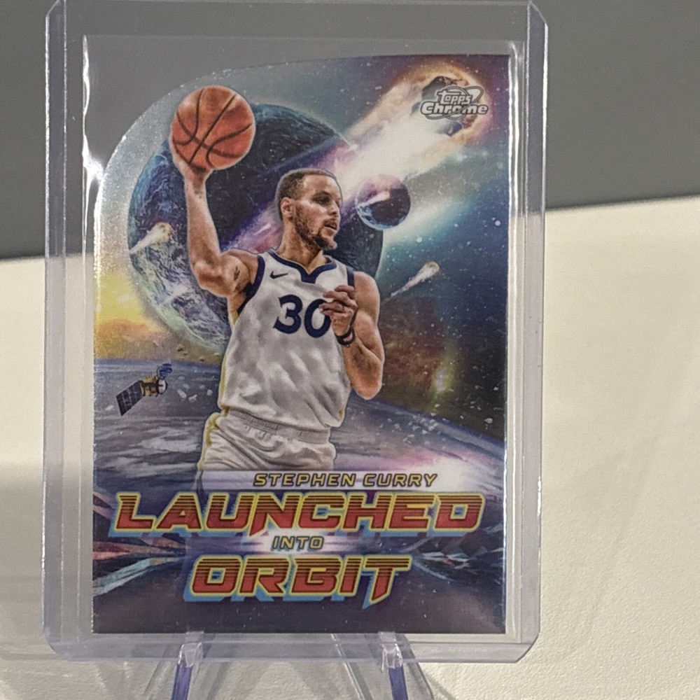 23-24 Topps Chrome Cosmic Stephen Curry Launched Into Orbit Limited Edition Card L10-19
