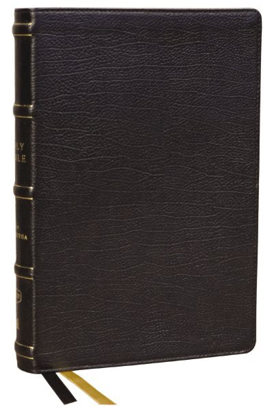 Holy Bible : King James Version, Black, Genuine Leather, Red Letter, Comfort ...
