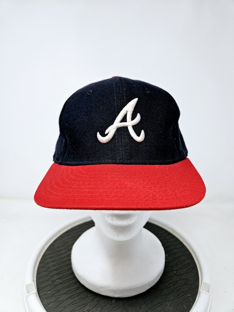 Vintage New Era 5950 Pro Model Diamond Collection Atlanta Braves Hat Size 7 1/2