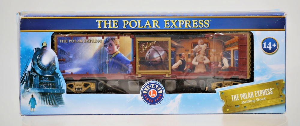 LIONEL POLAR EXPRESS O GAUGE BOXCAR 2128280 NEW HOLIDAY TRAIN CHRISTMAS