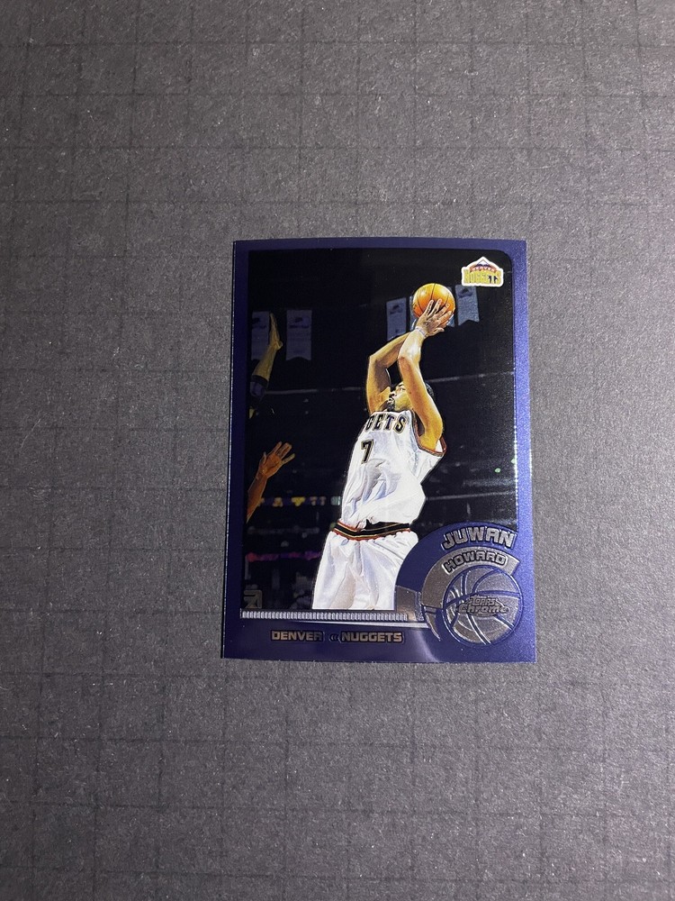 2002-03 Topps Chrome Juwan Howard Card #50 - Denver Nuggets