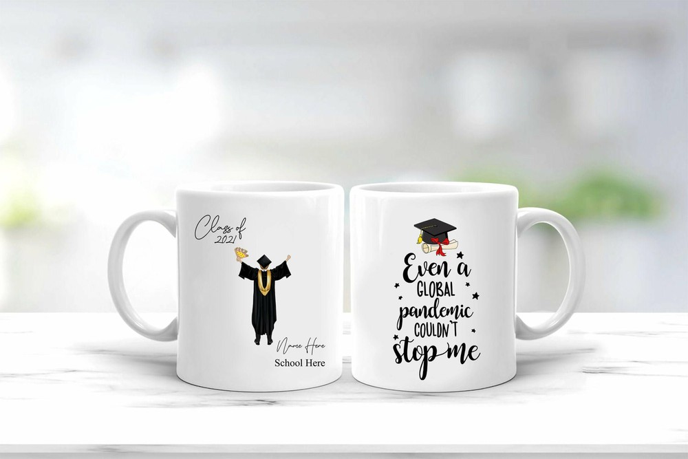 Personalized Graduation Mug Gift For Graduation Even A Global Pandemic Couldn't