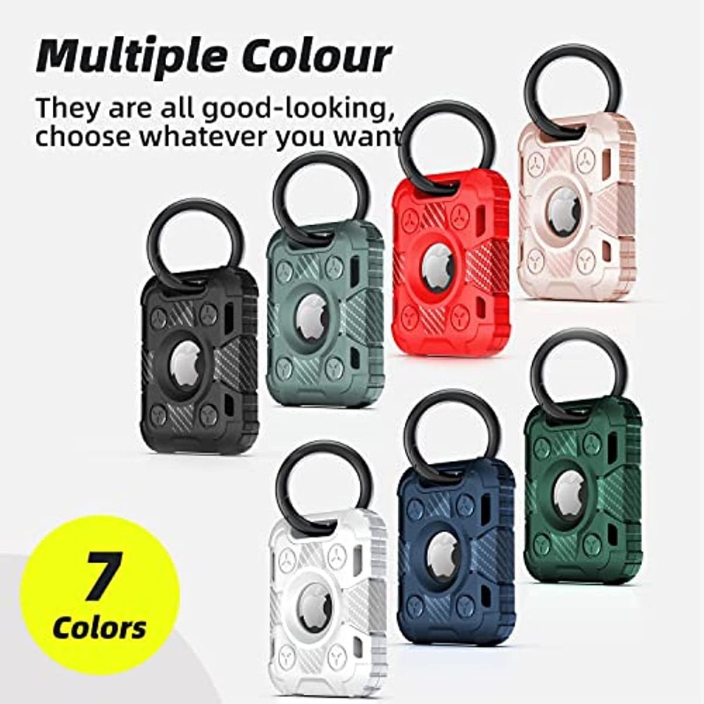 Waterproof IP68 Keychain Holder for Apple AirTag Pet Tracker