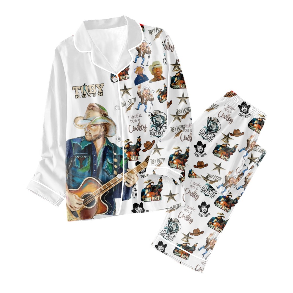 Toby Keith Men's Button Down Sleepwear Set HUANNM 4158