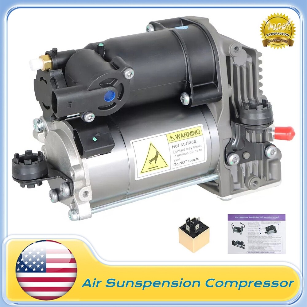 Fit 2007-2012 Mercedes-Benz GL-CLAS Air Sunspension Compressor Pump with Bracket