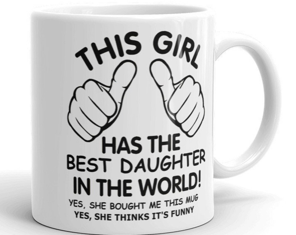Best Daughter Gift Idea for Birthday or Mother's Day Coffee Mug