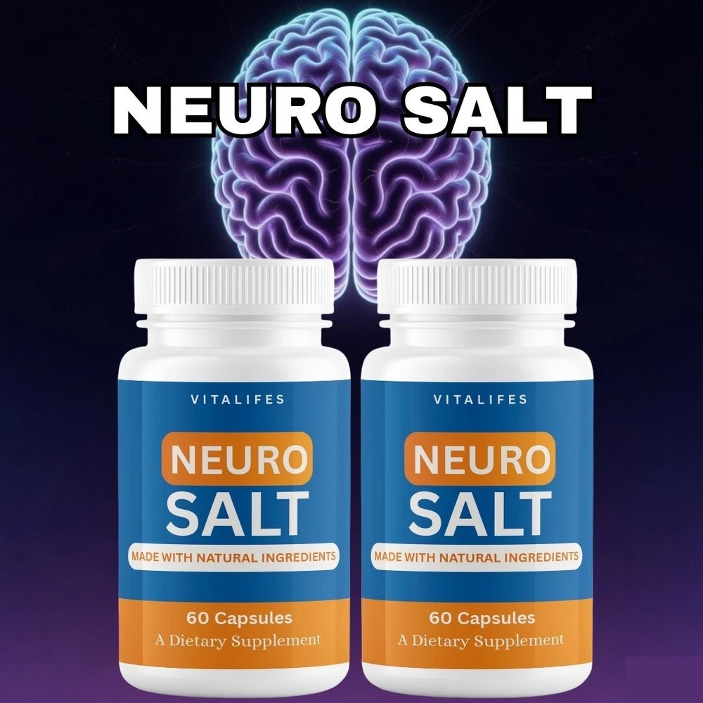 (2 pack) Neuro Salt Capsules, Neuro Salt Nootropic Supplement 120 Capsules