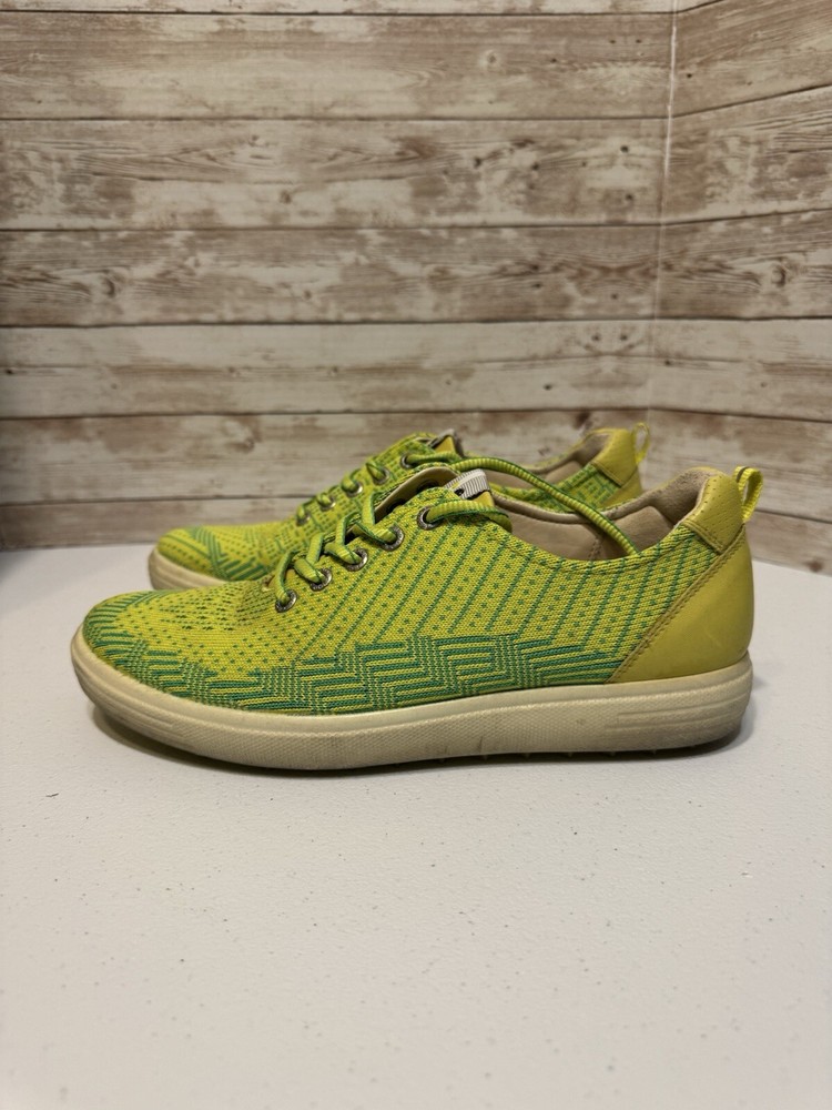Ecco Casual Hybrid Knit Green Spikeless Golf Shoes Women’s EU 39  US 8-8.5