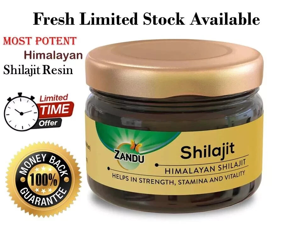Pure 100% Himalayan Shilajit, Soft Resin, Organic, Extremely Potent, Pack of 1