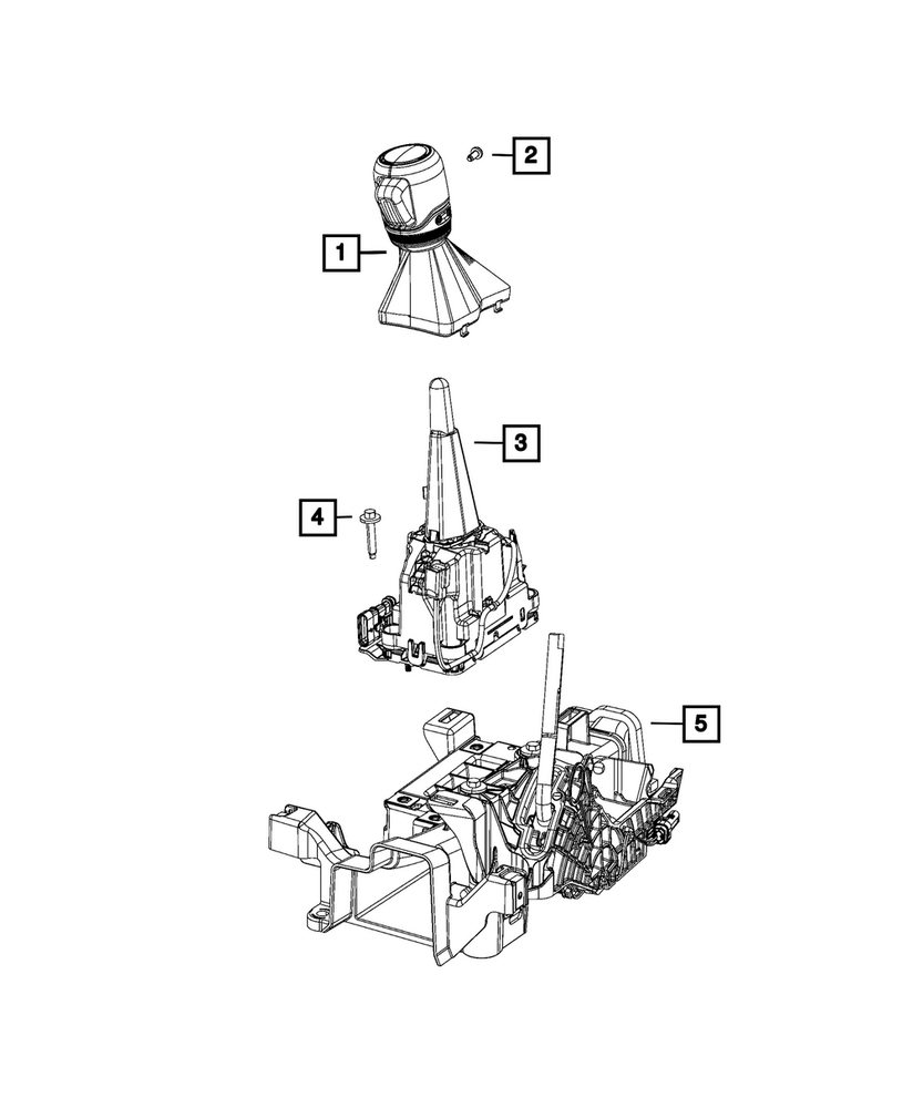 Genuine Mopar Transmission Shifter 6YL291A8AA