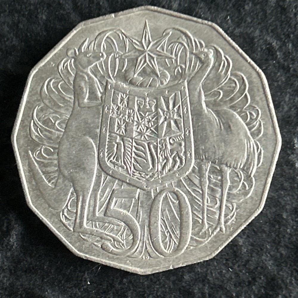 1969 Australian 50 Fifty Cent