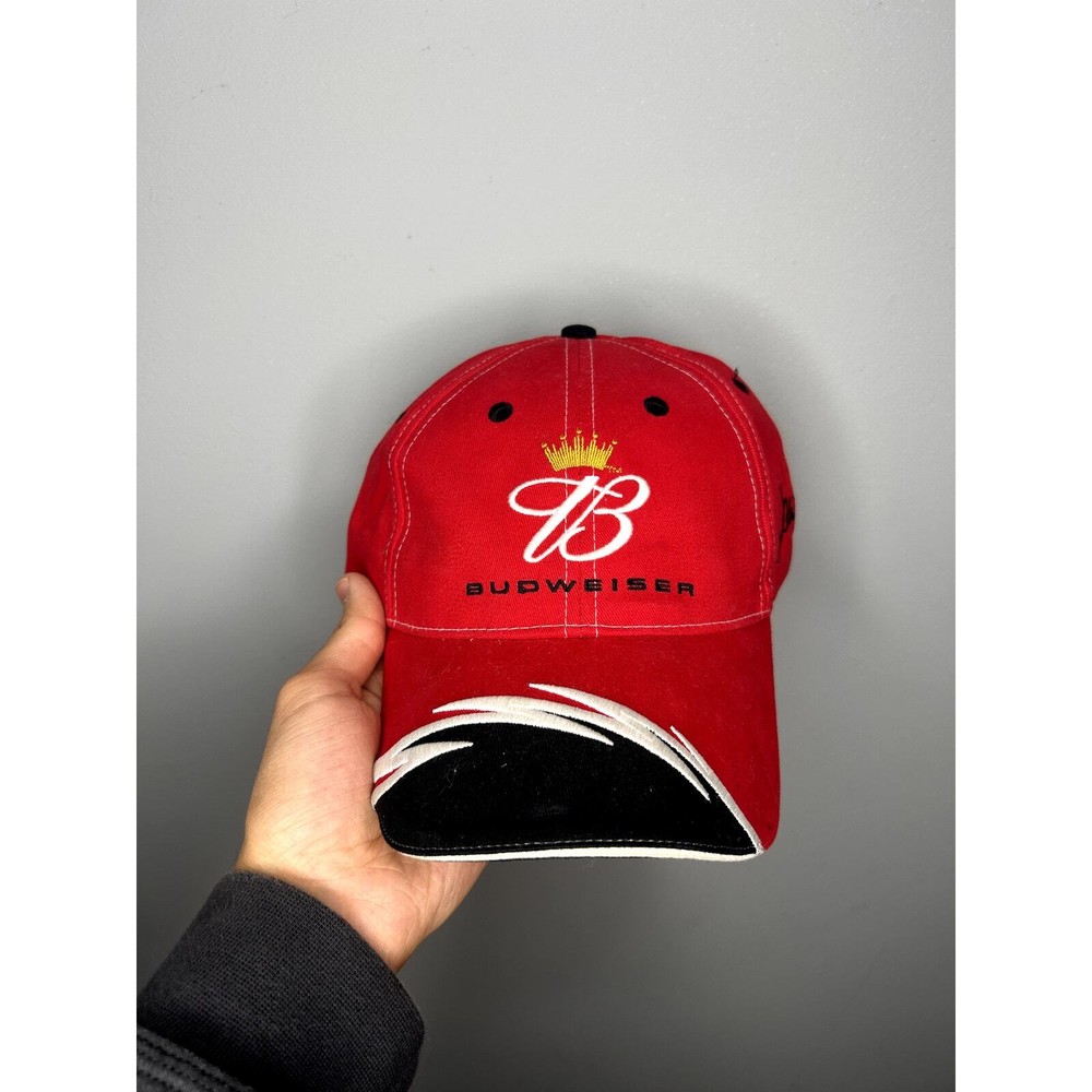 Vintage Nascar Dale Earnhardt #8 Budweiser Beer Racing Hat Size Adjustable