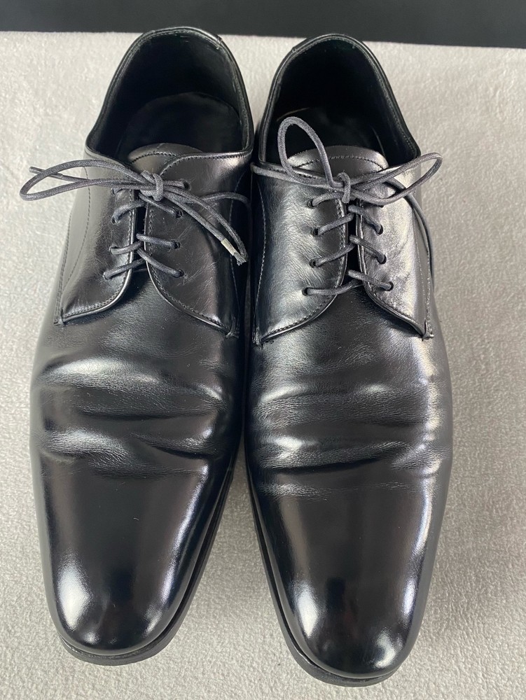 Mens Prada Shoes Black Dress Oxfords 9