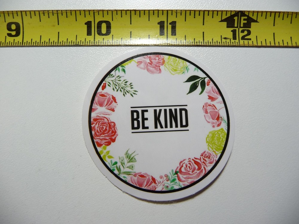 Kind Circle Flowers Faith Decal Sticker for Church Christian Belief