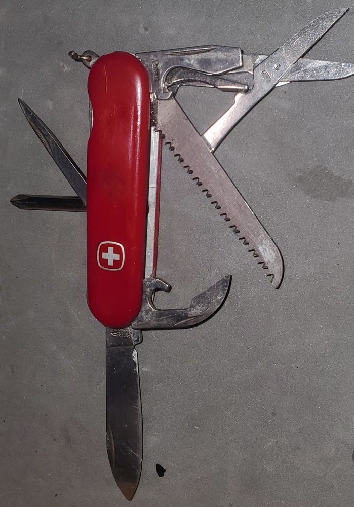 Wenger Handyman Red Swiss Army Knife with 24 Tools by Victorinox