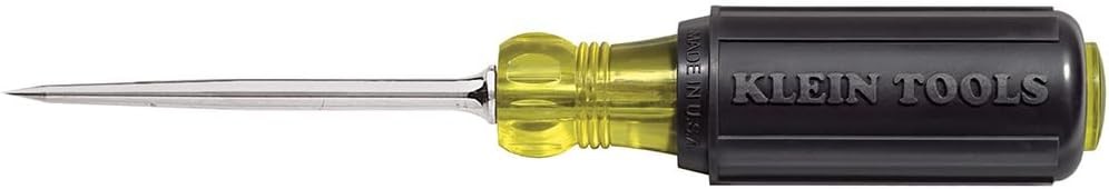 Klein Tools 650 3.5-Inch Scratch Awl Yellow Black Single Pack