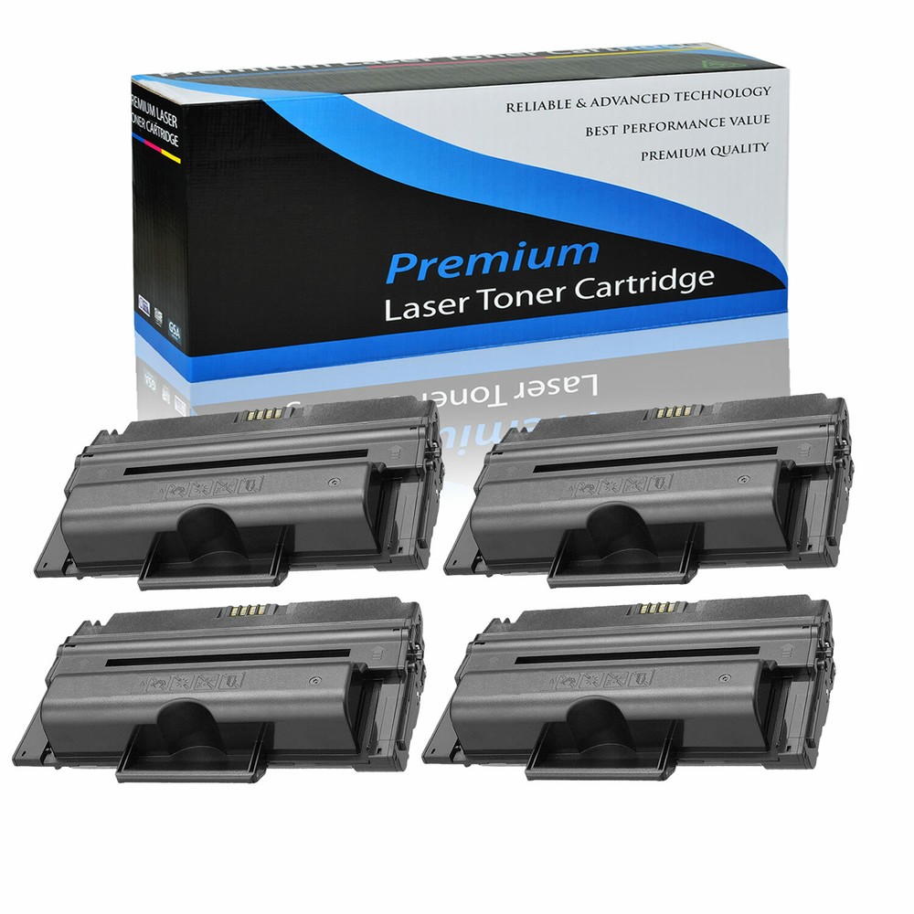 4PK ML-2850 Toner Cartridge Compatible with Samsung ML-2850 Series Printers