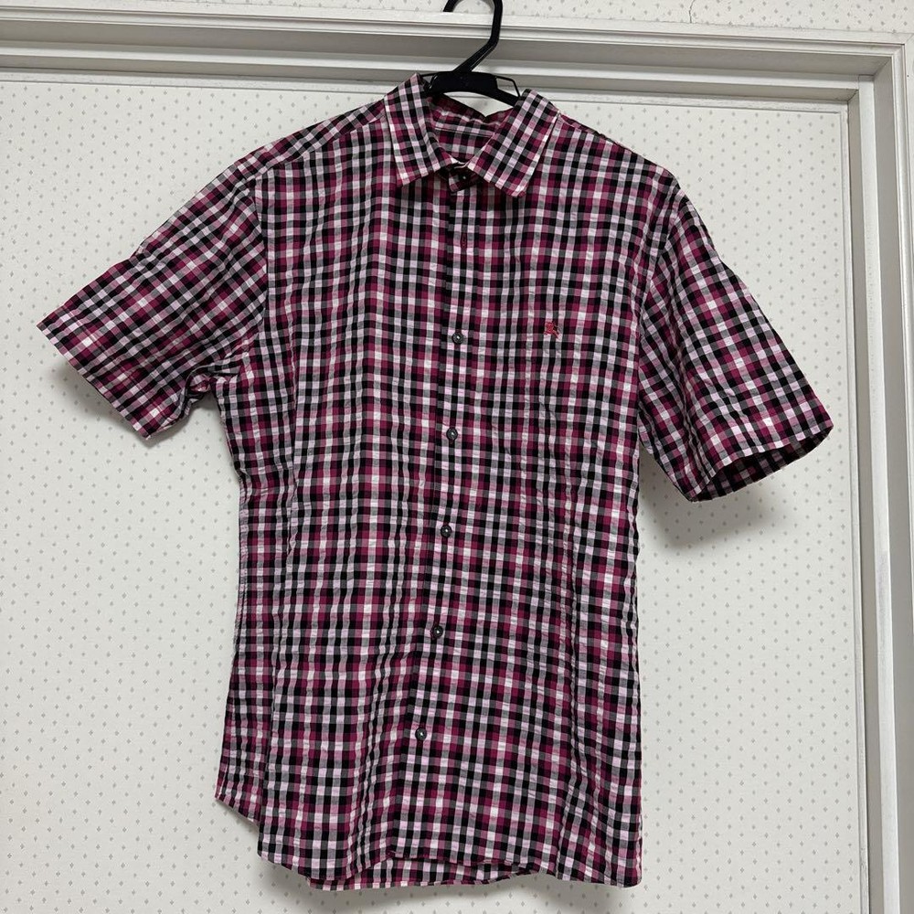 Burberry BLACK LABEL Short-Sleeved Shirt Men's Fashion from Japan