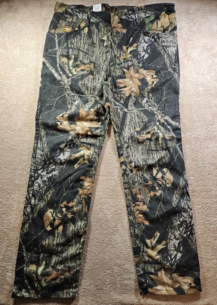 VINTAGE 90s Mossy Oak Camo Jeans 40X34 Hunting Y2K Grunge NWT FAST SHIPPING