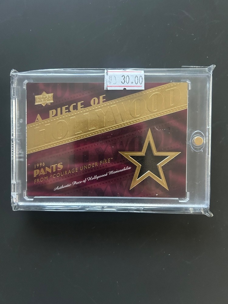2008 upper deck, a piece of Hollywood pants, courage under fire
