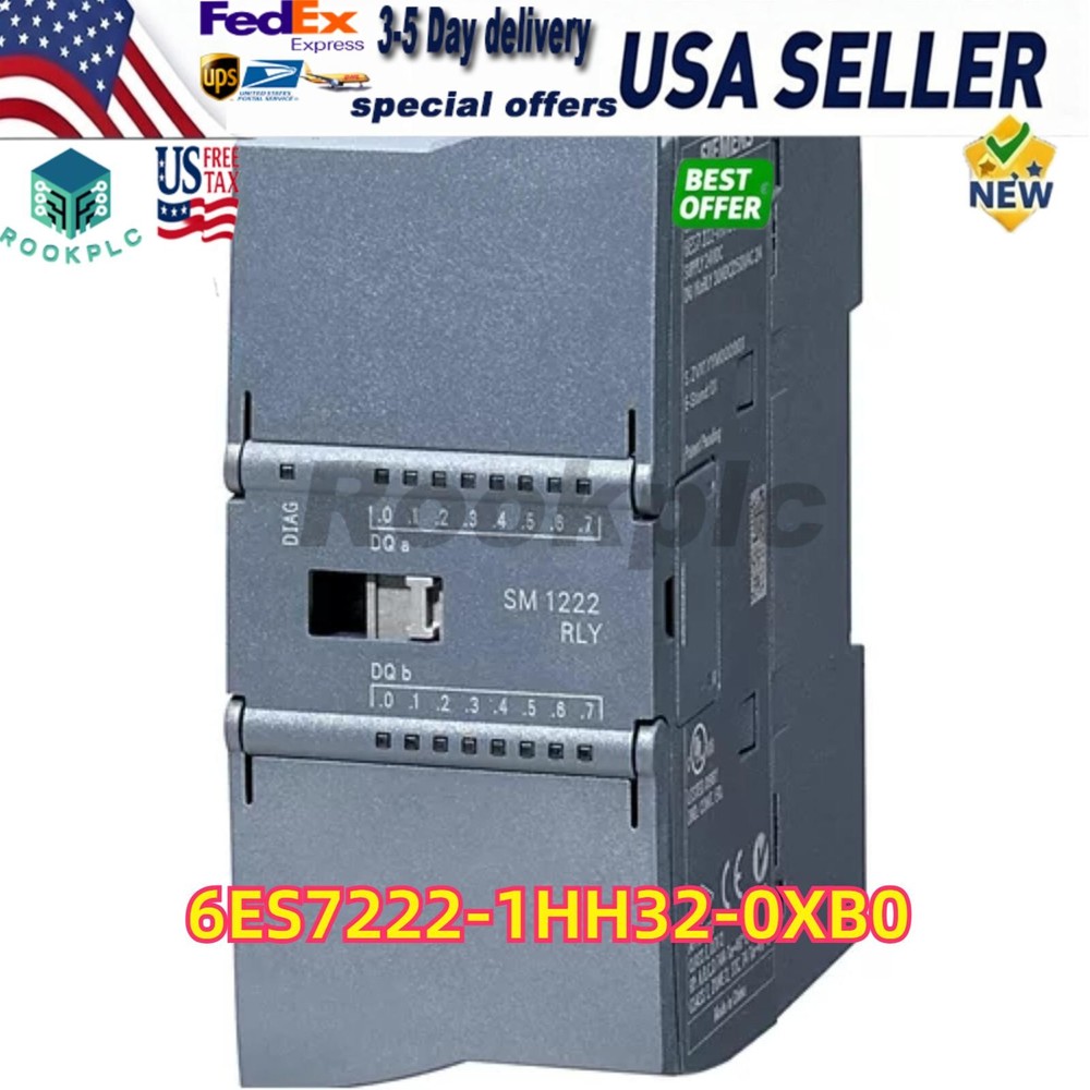 New Siemens 6ES72221HH320XB0 S71200 Digital output SM 1222 6ES7222-1HH32-0XB0