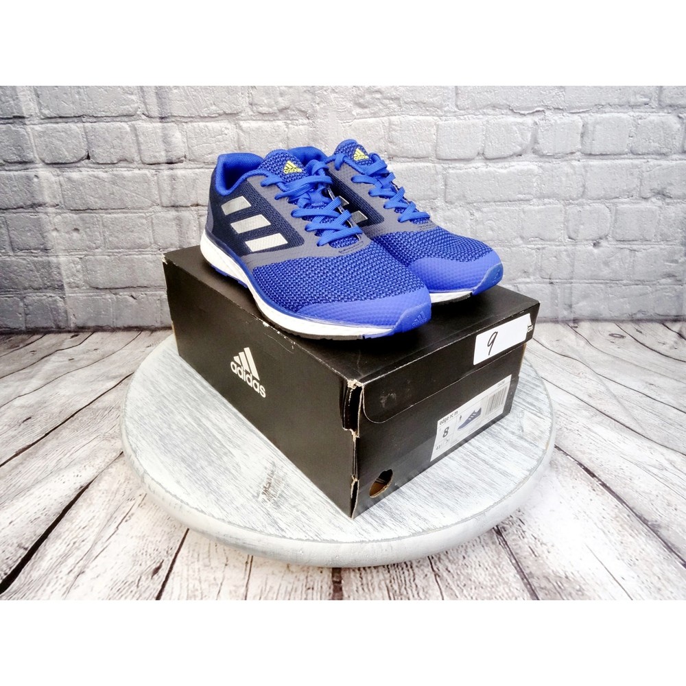 Adidas Edge RC M Running Shoes Blue Black Silver White Men Size 8 New In Box