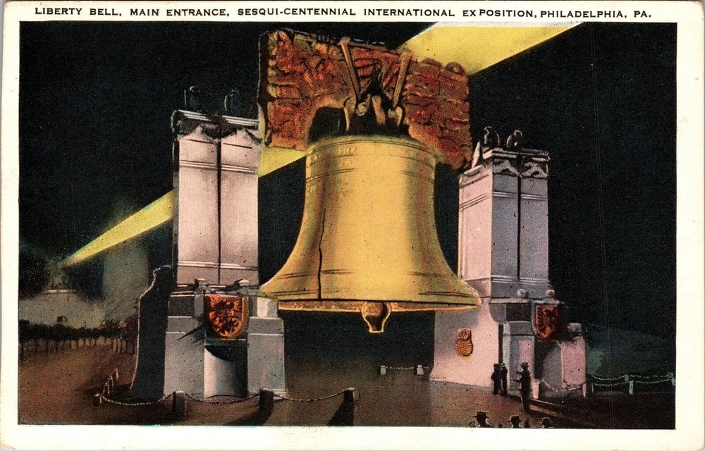 Philadelphia PA-Pennsylvania, Liberty Bell Exposition Vintage Souvenir Postcard