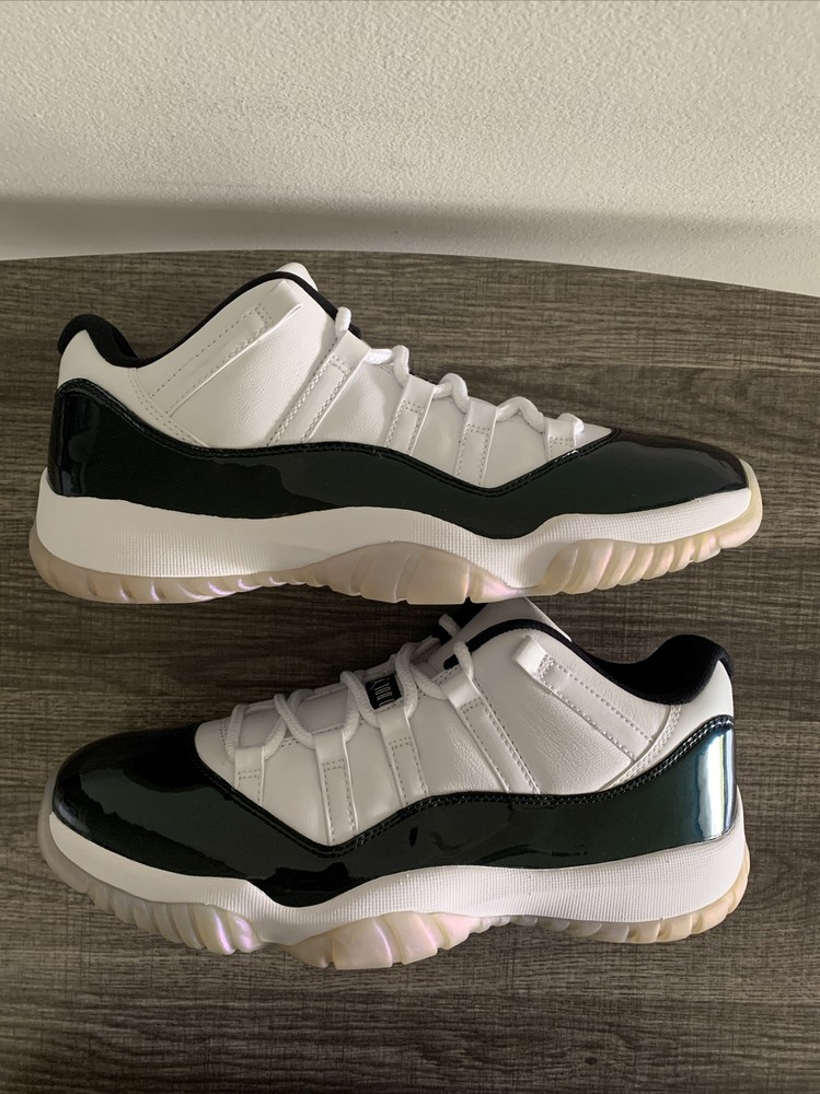 Size 10 - Nike Air Jordan 11 Retro Low Emerald Iridescent 2018