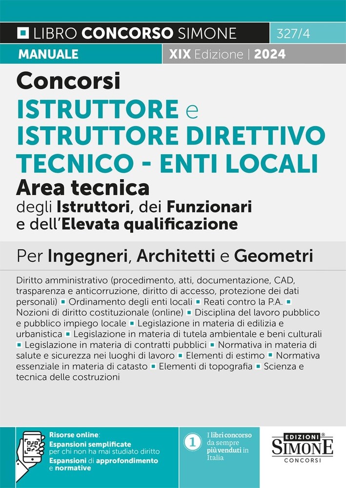 AA.VV. Concorsi istruttore e istruttore direttivo tecnico. Enti loca (Paperback)