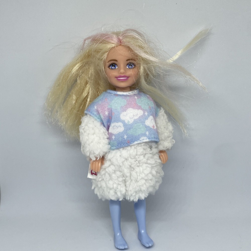 Mattel Chelsea Doll Barbie Club Toy Accessory Blonde Girl  Cloud Pjs