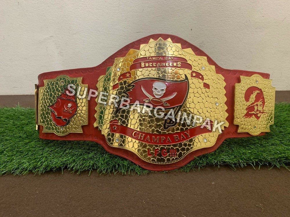 Tampa Bay Buccaneers Wrestling championship belt 4mm Zinc