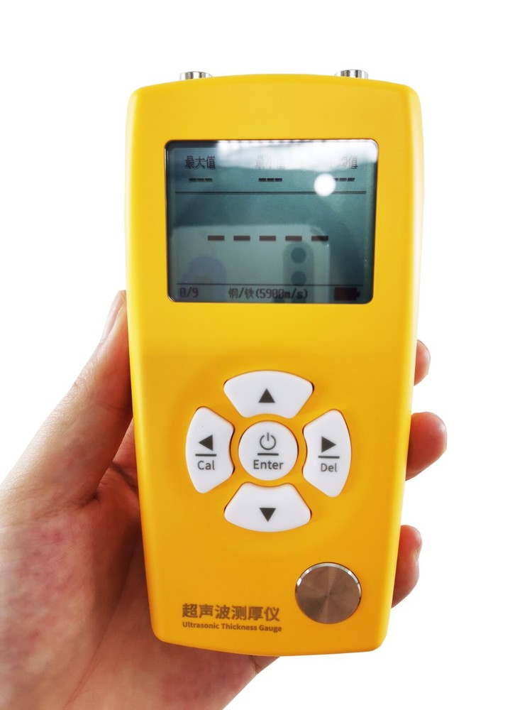 Ultrasonic Thickness Gauge for Metal Pipes Steel Glass Plastics Testing  