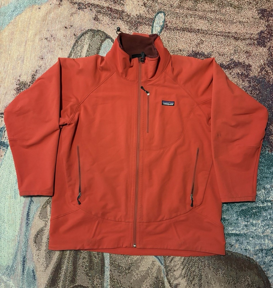 Patagonia Super Guide Red Mens Softshell Jacket Size Large