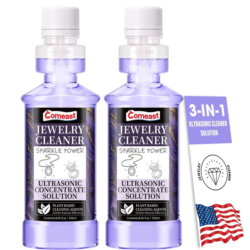 Ultrasonic Cleaner Solution Concentrate, Ultrasonic Jewelry Cleaner Solution,...