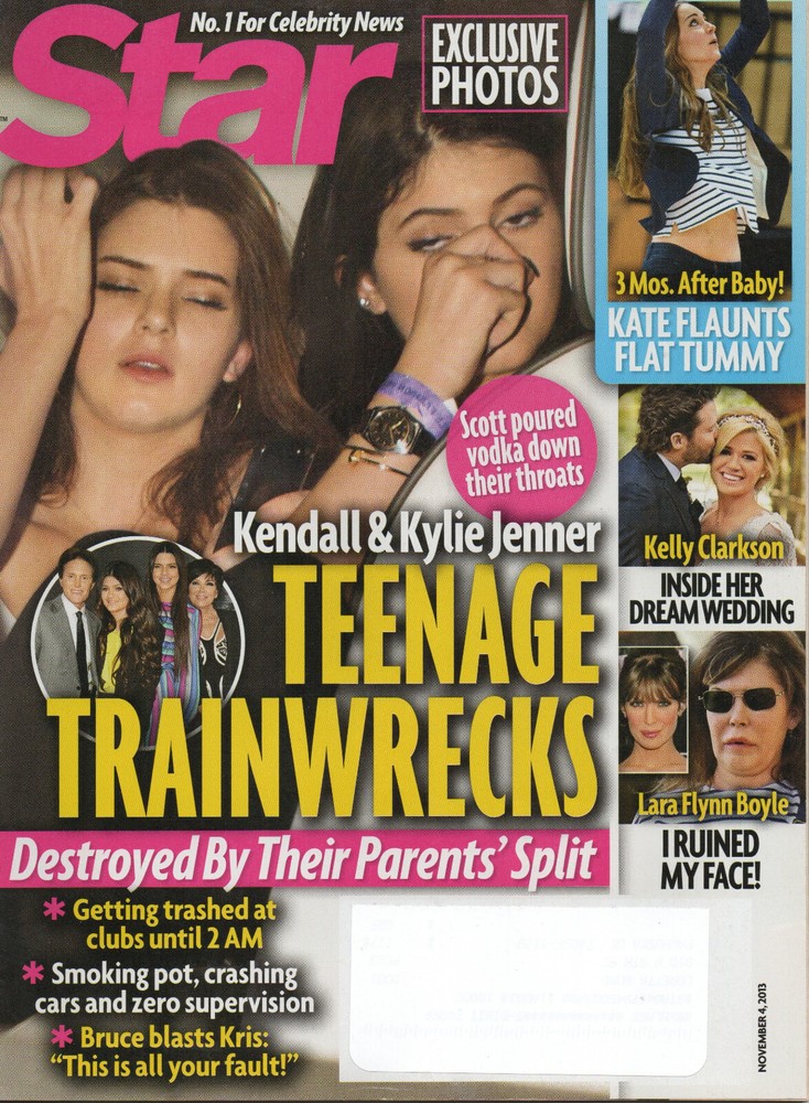 STAR Magazine November 4 2013 Kendall Kylie Jenner Kelly Clarkson Alex Rodriguez