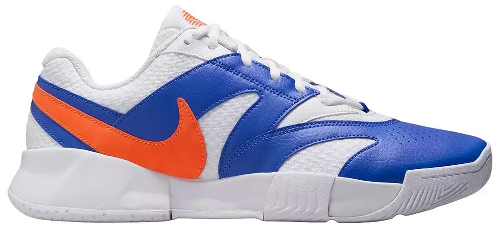 Men Nike Court Lite 4 Tennis Shoes Sneakers White Blue Orange FD6574 106