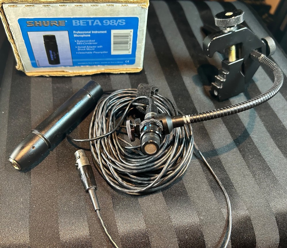 Shure Beta 98S A/D Condenser Supercardioid Professional Microphone