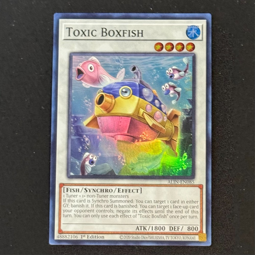 Toxic Boxfish ALIN-EN085 Super Rare Alliance Insight Card