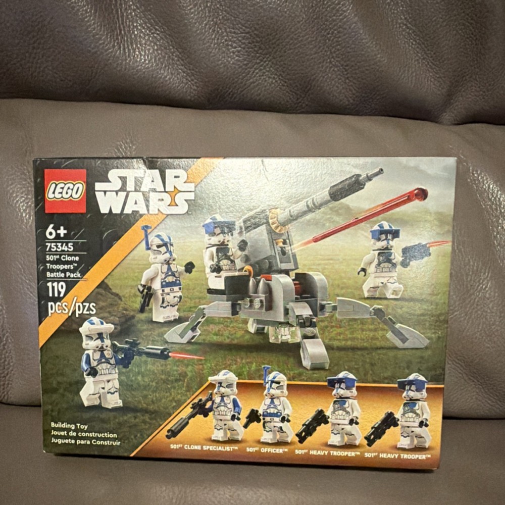 LEGO Star Wars 501st Clone Troopers Battle Pack 75345 Complete Set 119 Pieces