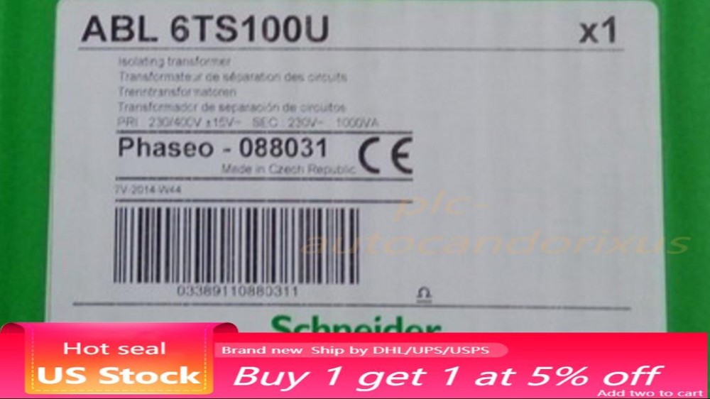 SND ABL6TS100U isolation transformer ABL6TS100U  US Free TAX
