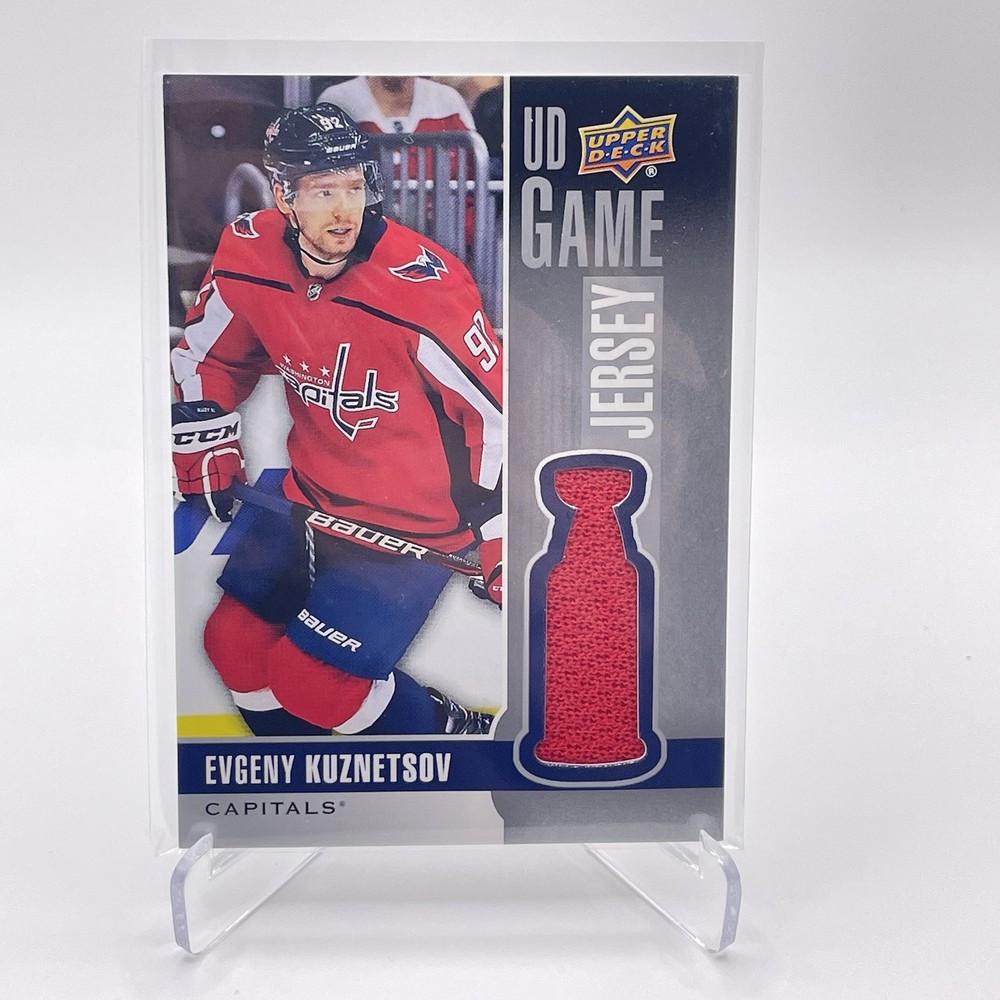 20 UD Upper Deck Evgeny Kuznetsov Game Jersey Card