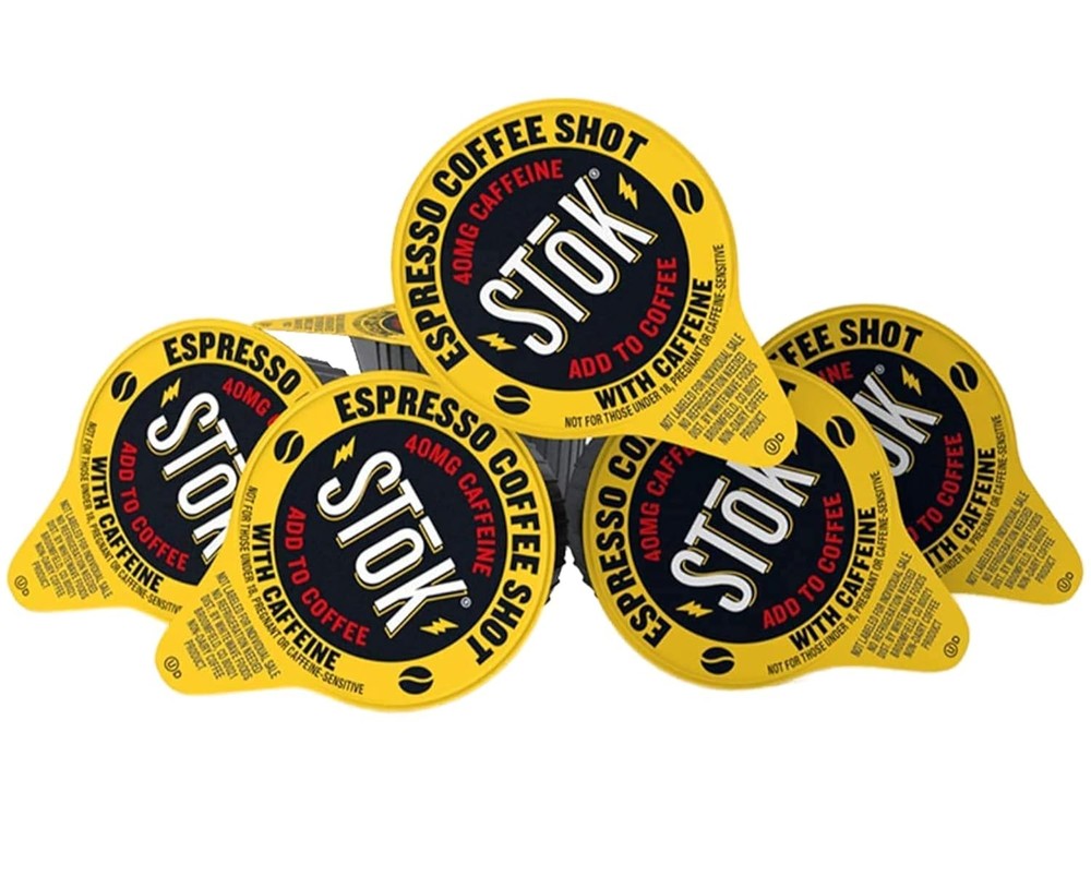 100 SToK Caffeinated Unsweetened Black Coffee Shots. 100 Fl Oz (Pack of 1)