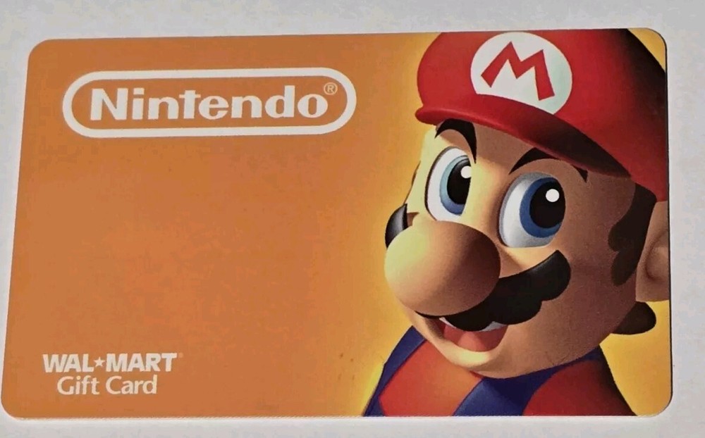 Walmart Gift Card -Nintendo - Super Mario - Collectible - No Value-image